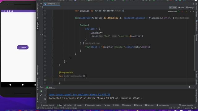 Kotlin With Jetpack Compose Ui And Material 3: State Management And Recomposition смотреть онлайн