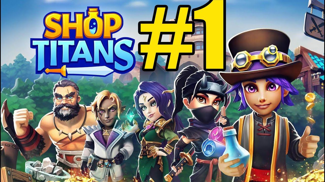 Shop Titans (2022) Прохождение ч1 Продаём Красные Мокасины