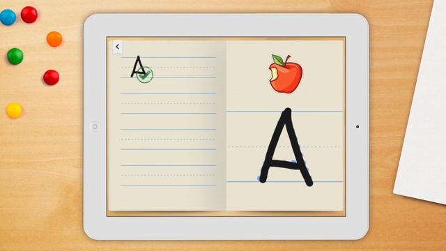 Letter Workbook - Helping children learn to write - iPad App смотреть онлайн