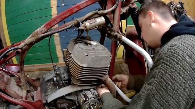 Ява 634 "Проект Метла" | восстановление мотоцикла | старая ява смотреть онлайн