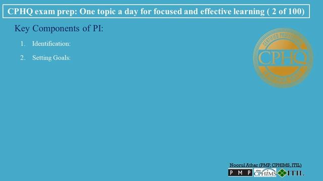 CPHQ exam prep | Performance Improvement (PI) in Healthcare) | Podcast | смотреть онлайн