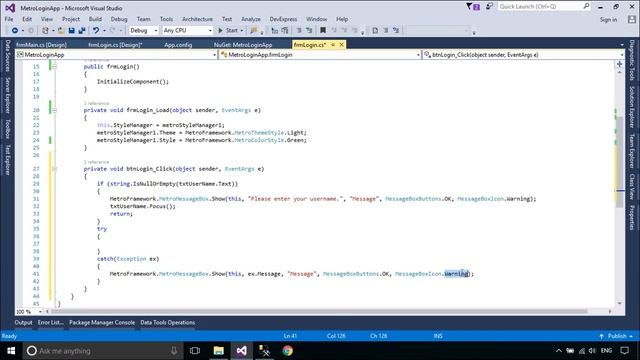 C# Tutorial - Metro Login Form with SQL Database Step By Step | FoxLearn смотреть онлайн