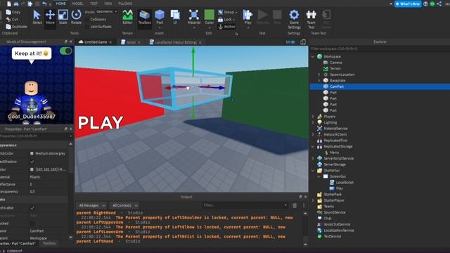 How to Make a Menu/Intro Camera Scene in Roblox | Roblox Studio Scripting Tutorial смотреть онлайн