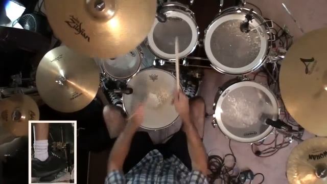 Rush - Spirit of Radio - How to Play on Standard Fusion Drum Kit смотреть онлайн