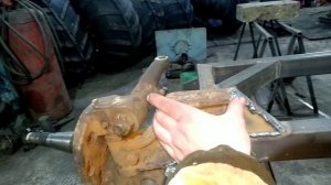 Переломка каракат на волга мостах и шины ви-3 КрАЗ  часть 1