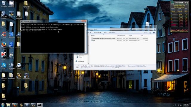 Fixing craftbukkit server error: unable to access jarfile craftbukkit.jar смотреть онлайн