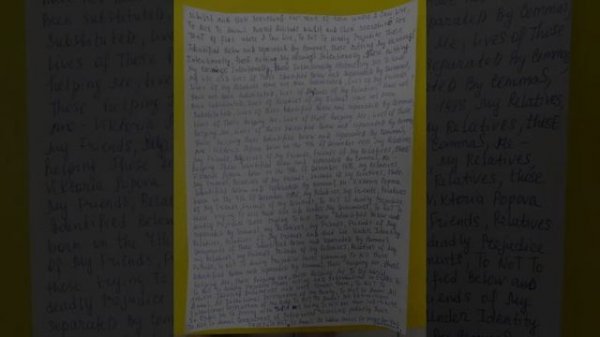 Statement of Viktoria Popova