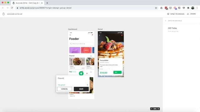 Avocode Write - Adobe XD Plugin Demo смотреть онлайн