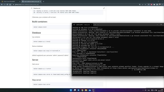 Cabal EP2 Linux (Ubuntu 20) Install (Docker) смотреть онлайн