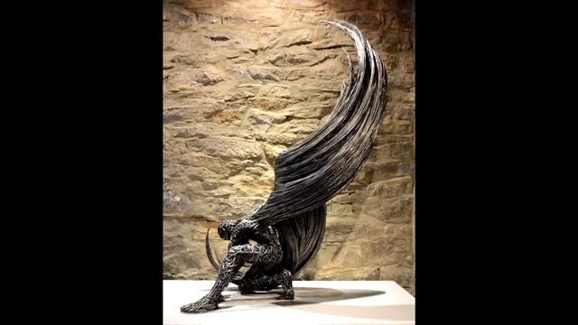 Самые красивые скульптуры из проволоки!!! смотреть онлайн