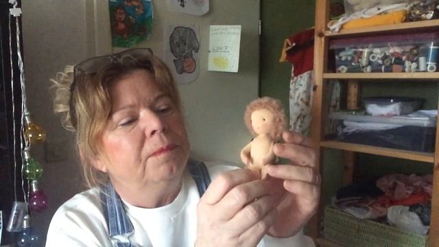 Explanation about the little mini 4" or 10 cm Waldorf doll pattern смотреть онлайн