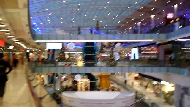 Авиапарк ТЦ. Новогодняя красота в центре. Москва смотреть онлайн