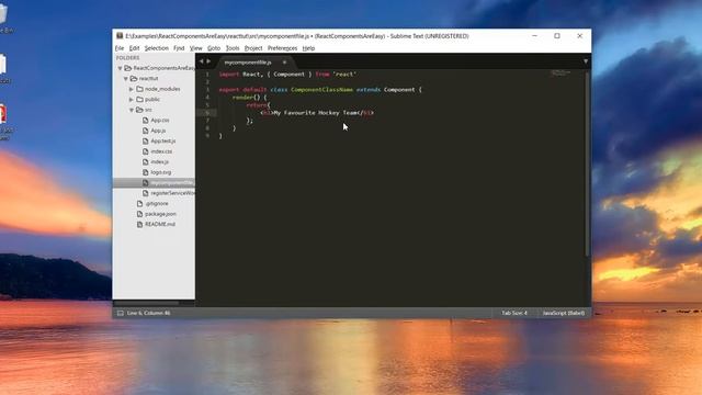 How to create a component in React.js смотреть онлайн