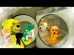 ПОСТИРАЛ ТРУСЫ с ГЛАЗАМИ ВМЕСТЕ с РЕБЕНКОМ в ЖЕЛТОМ  Baby in Yellow Обновление