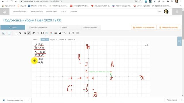 Видеоурок по теме Координатная плоскость смотреть онлайн