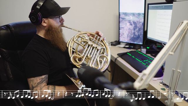 Imagine by John Lennon - French Horn Solo! (play along) смотреть онлайн