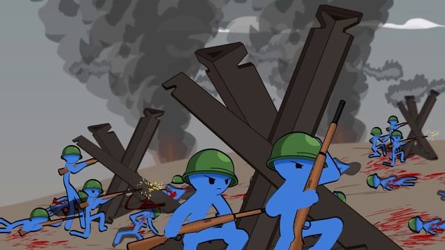 World War 2 Stick Army Animation смотреть онлайн
