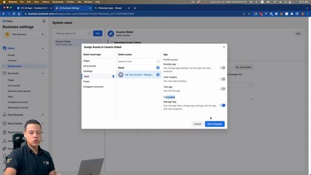 How To Generate a Permanent Access Token — WhatsApp API смотреть онлайн