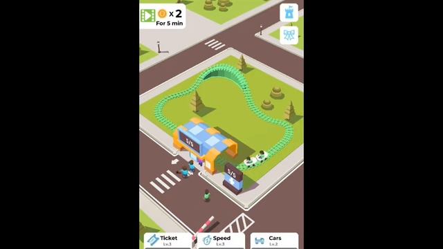 Idle Roller Coaster game! смотреть онлайн