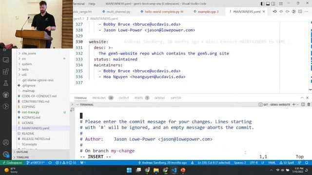 gem5 bootcamp 2022: Contributing to gem5 смотреть онлайн
