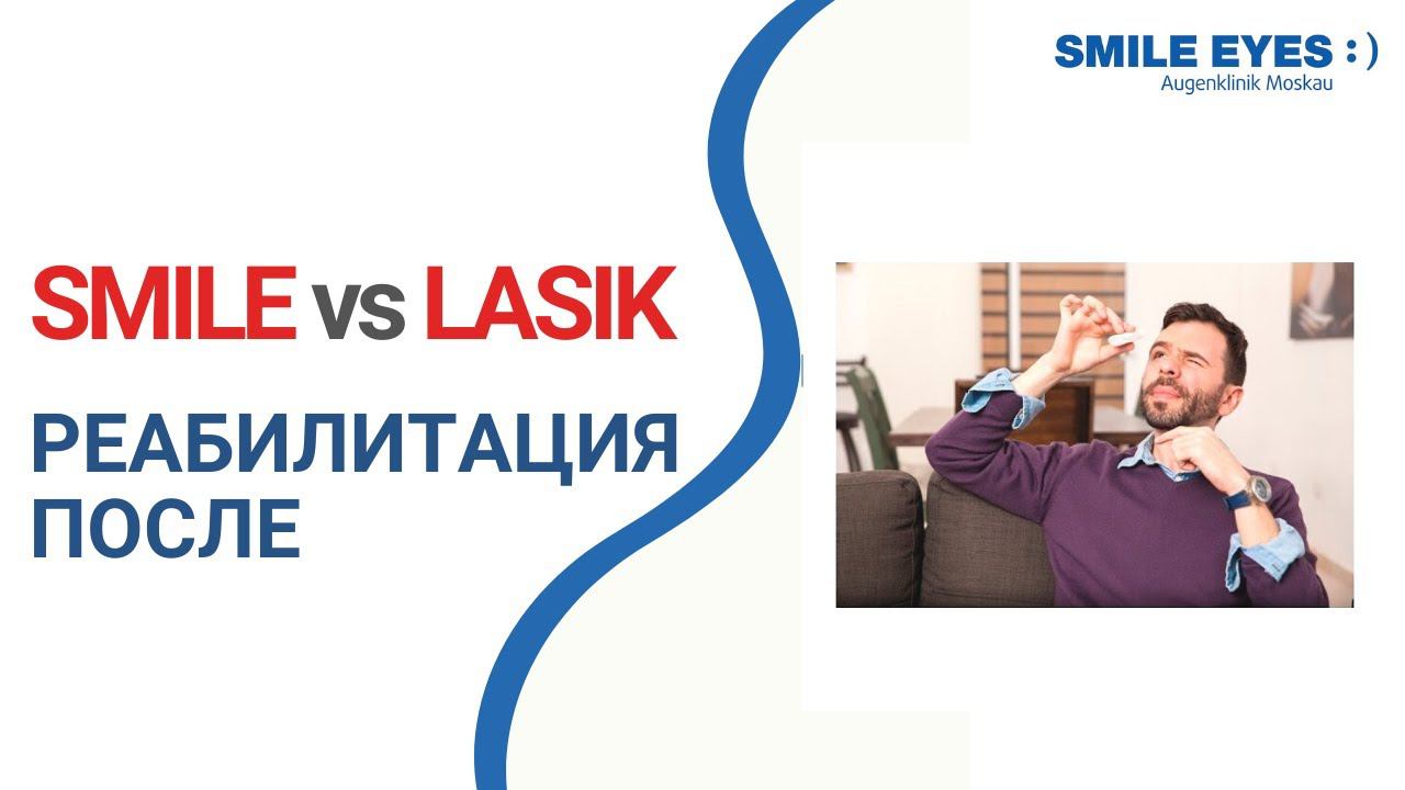 LASIK и ReLEx SMILE: реабилитация после лазерной коррекции зрения