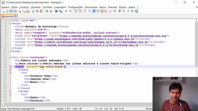 Colocando efeito zebrado na tabela com a classe table-striped #Bootstrap смотреть онлайн