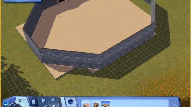 Симс 3 непонятноя постройка