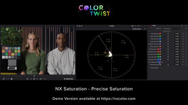ColorTwist - DCTL Tools / Shift Colors / Adjust Saturation / Control Luminance / Add Density смотреть онлайн