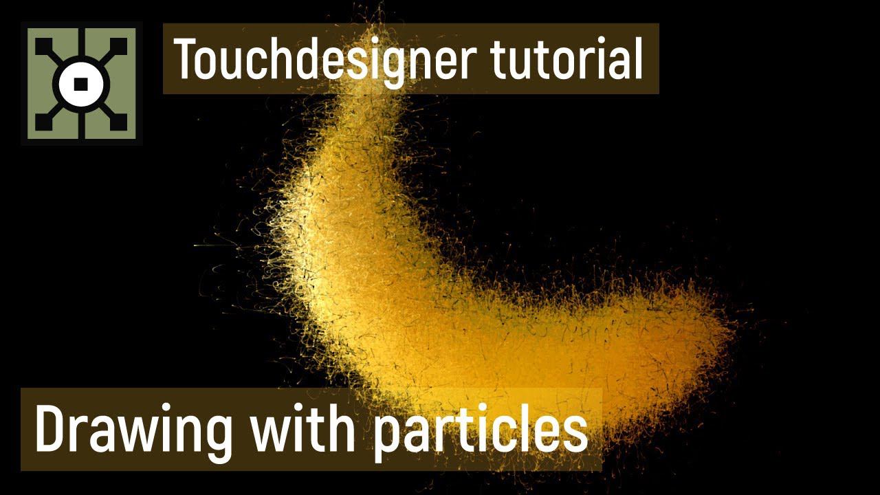 Drawing with particles (Touchdesigner tutorial) смотреть онлайн
