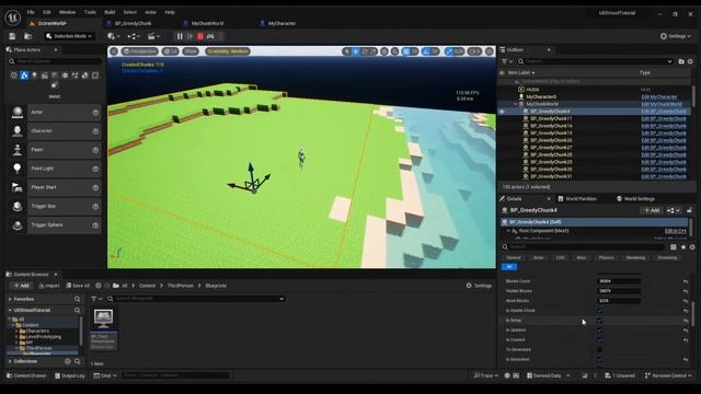 Unreal Engine 5 - Unreal Craft: исправление бага с генерацией чанков после удаления смотреть онлайн