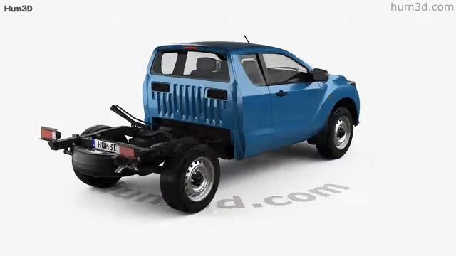 Mazda BT-50 Freestyle Cab Chassis 2018 3D model by Hum3D.com смотреть онлайн