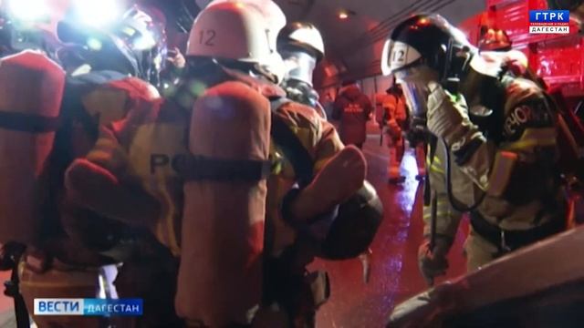 В Гимринском тоннеле прошли учения МЧС смотреть онлайн