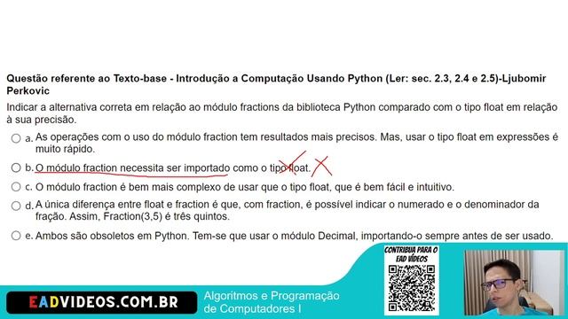 Diferença entre float e fractions em Python | Objeto Educacional Semana 3 | Algoritmos e Programaçã смотреть онлайн