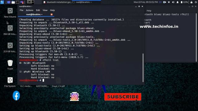 How to Install Bluetooth drivers on Kali Linux 2020 Full method Step by Step смотреть онлайн
