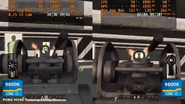 1650 vs 1080 - 9600K. CSGO, Fortnite, PUBG, GTAV, Overwatch. смотреть онлайн