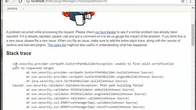 Solve the Jenkins 'unable to find valid certification path' error смотреть онлайн