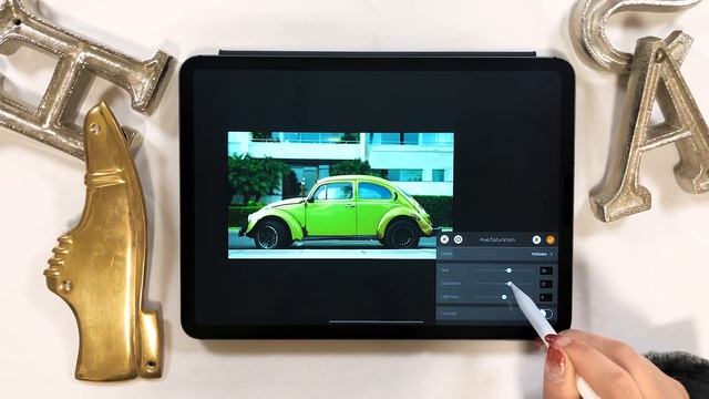 Instantly Changing the Color of the Car Image★ It's almost "Photoshop" on iPad! смотреть онлайн