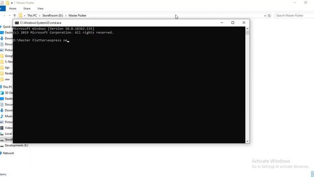 1. NodeJS and ExpressJS : Installing packages and creating and running the project смотреть онлайн