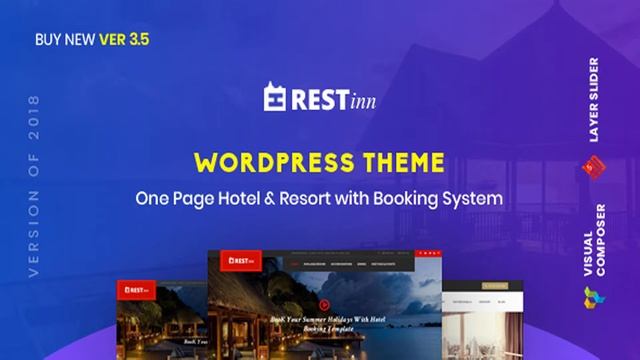Restinn- A Booking One Page Theme For Resort Hotel | Themeforest Website Templates and Themes смотреть онлайн