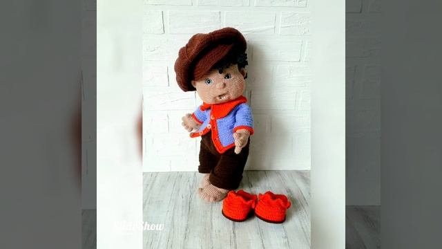 Кукла Пупс вязаная игрушка ручная работа смотреть онлайн