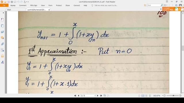 Lecture#16:Picard's Method in Numerical Solutions Of IVP Or 1st Order ODE's With Raza Latif смотреть онлайн