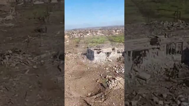 Марьинка сейчас. Большое видео с дрона. смотреть онлайн