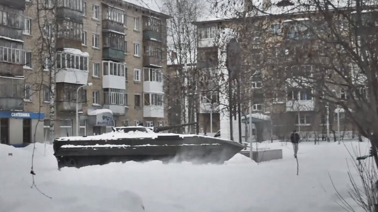 УХТА В ФЕВРАЛЕ. В НАЧАЛЕ ПРОСПЕКТА ЛЕНИНА... 28.02.2022 г. Видовой фильм об Ухте. смотреть онлайн