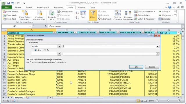 Excel filter column: Filtering a column using two criteria (OR operator) смотреть онлайн
