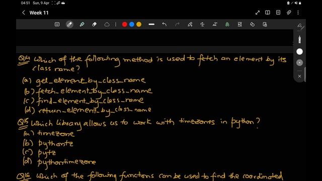 The Joy of Computing Using Python (NPTEL) (Week 11) смотреть онлайн