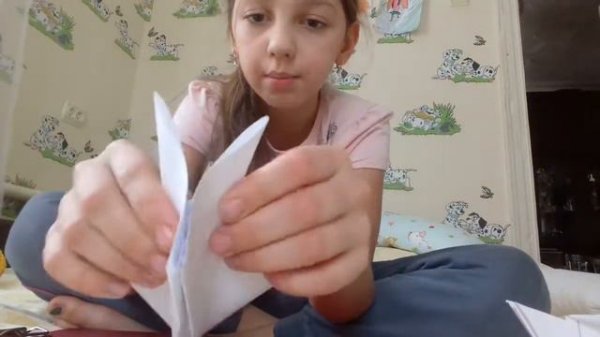 Аригами птичка