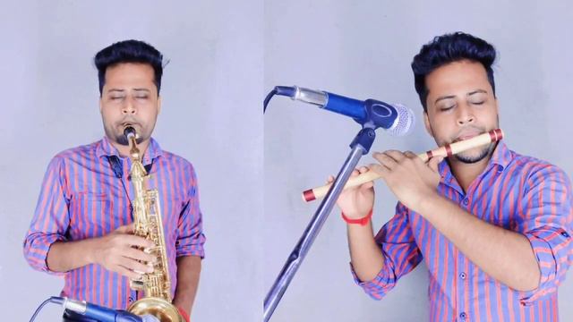 Saathiya Tune Kya Kiya | flute and saxophone instrumental | By Gour смотреть онлайн