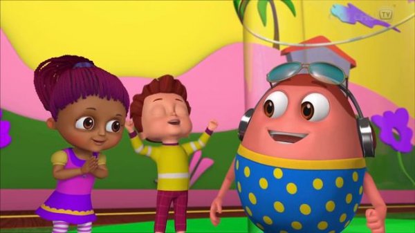 Learn Blue Color with Surprise Eggs Ball Pit Show + More Funzone Songs for Kids - ChuChu TV