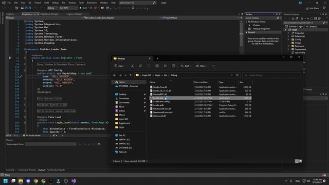 Simple Login C# Keyauth смотреть онлайн