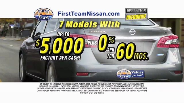 First Team Nissan Operation Overdrive this February 2016! смотреть онлайн
